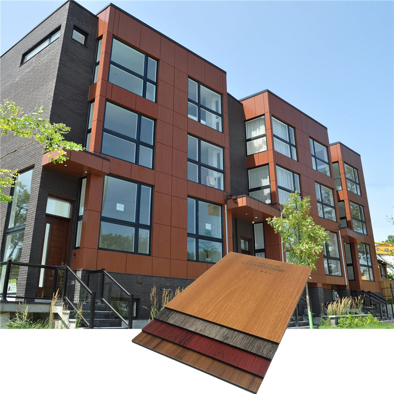 Exterior Wall Cladding Wood Surface ACP Panels/Wooden Texture Aluminum Composite Panels for building wall decoration