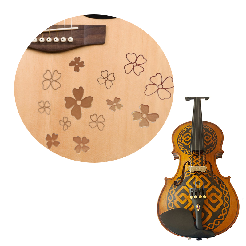 2022 Manufacturer Custom Water Transfer Decal 635*457mm Eco Friendly Tearproof Water Slid Label Printing for Musical Instrument