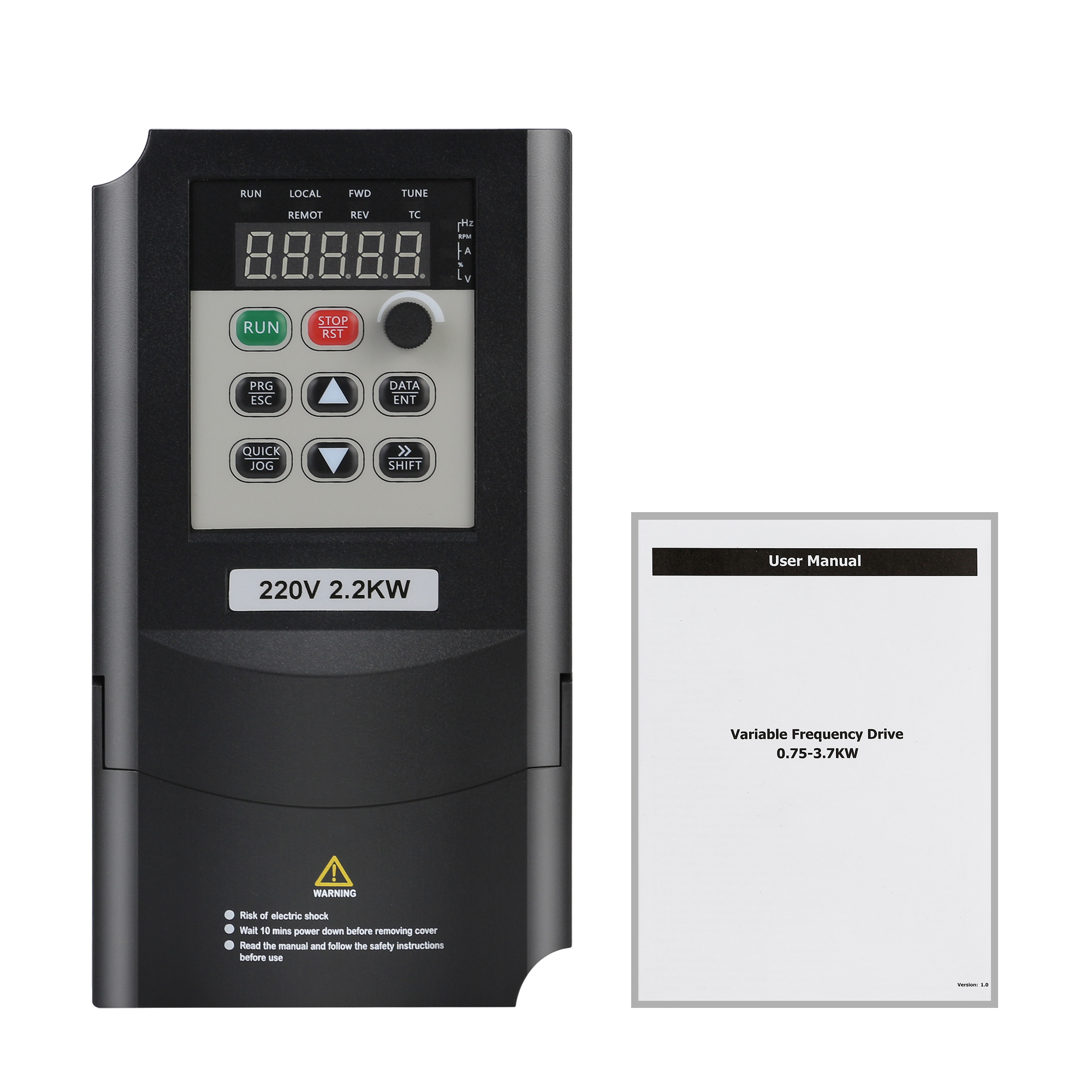 PowMr Astro 2,2G-S2 однофазный преобразователь частоты вход 1PH AC 220V 2.2KW выход 3HP VFD частотно-регулируемый привод