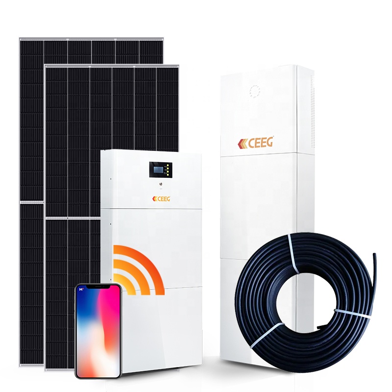 Домашняя Солнечная система PV солнечная энергетическая система 8 кВт 10 кВт 12 кВт гибридная