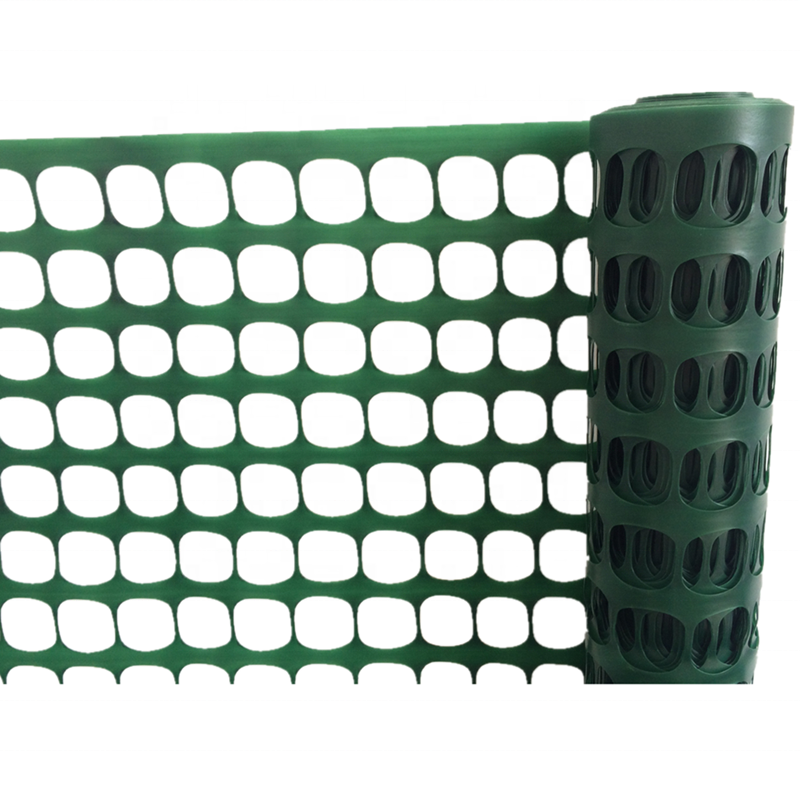 100% HDPE экструдированный пластиковый зеленый защитный забор 40 мм x 40 мм заводской Снежный забор