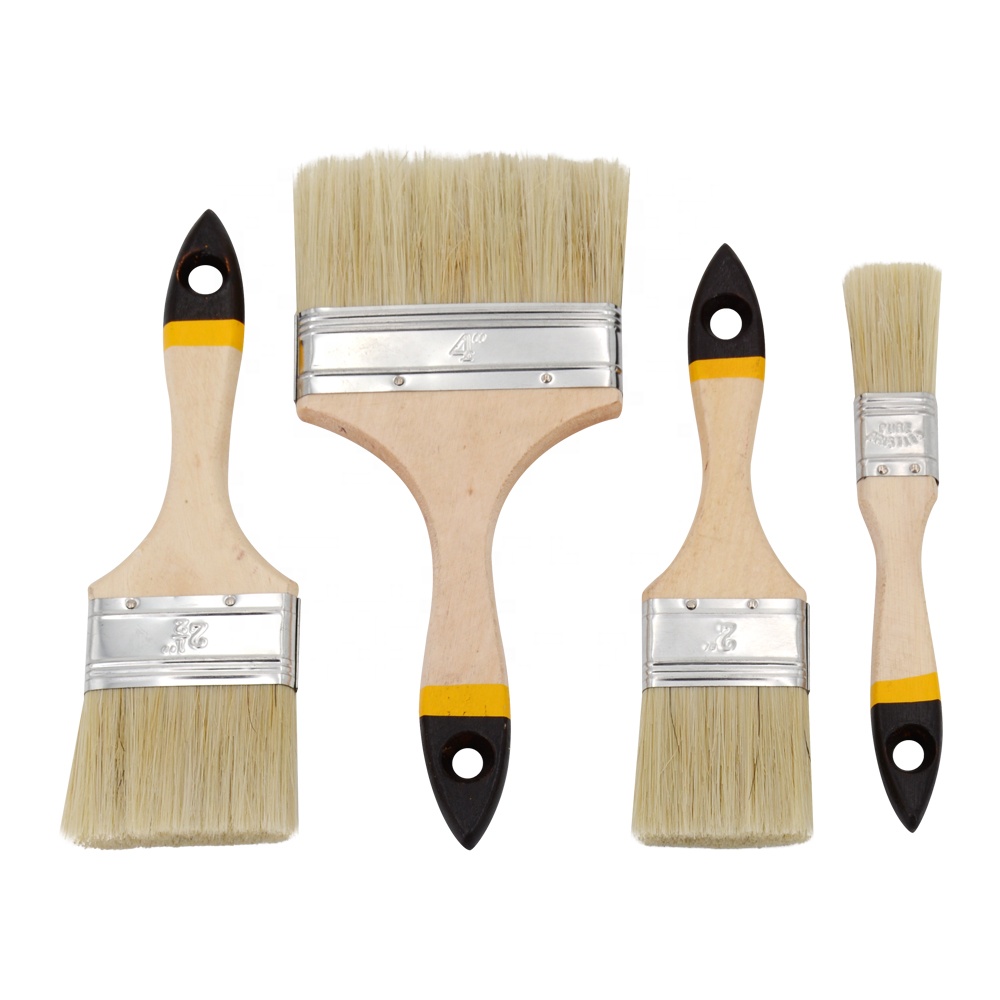 Special Offer pig hair painting brush Chinese bristles brush flat brush 31144