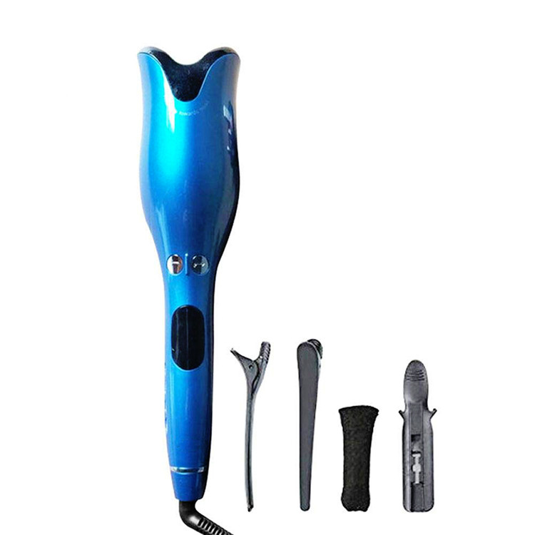Hot Seller Automatic Hair Curler Flat Iron LCD Display Hair Curling Portable Curling Wand Kit
