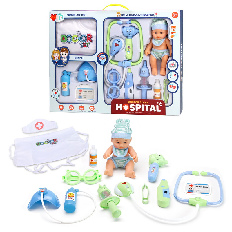 Little Role Play Set With Light And Sound 2 Colour Assorted Makeup Pretend Play Family Play Set Interactive Doctor Toys