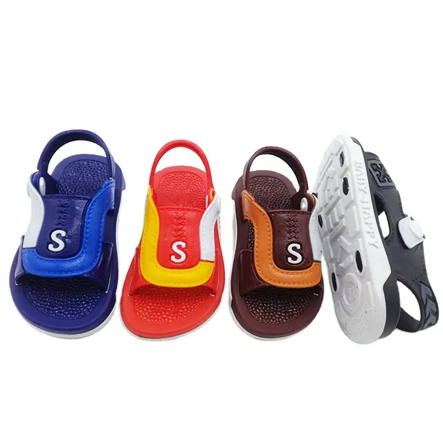 2021 hot sales pcu sole material summer Kids lovely children sandals and shoes for boys