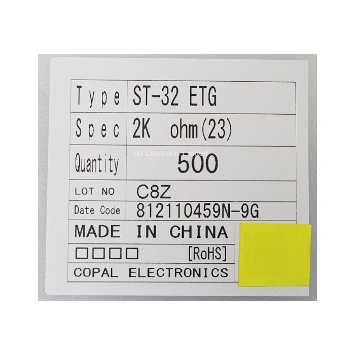 ST32-ETG Триммер потенциометры ST32ETG204 ST32ETG202 ST32ETG504