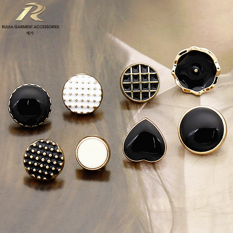 Hight Quality Decorative Metal Zinc Alloy Shank Sewing Shirt Buttons For Clothing