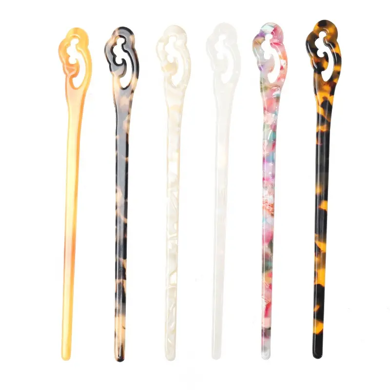New Arrivals 2022 Trendy Acetic Acid Hair Sticks For Women Everyday Use Fashion Hair Accessories Woman