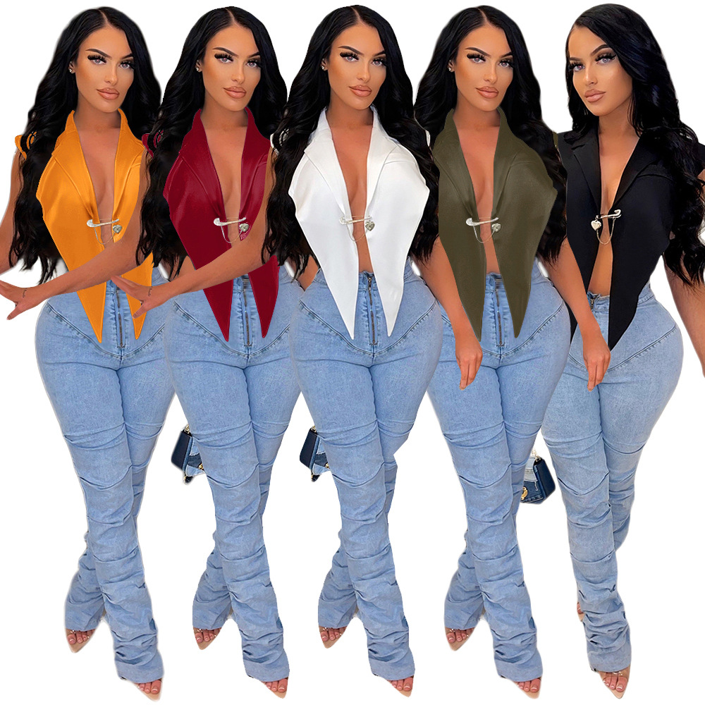 Women Blouse Summer Fashion Hot solid Ladies Blouses And Tops Sexy sleeveless Shirts Casual Female Clothing Crop Top Women