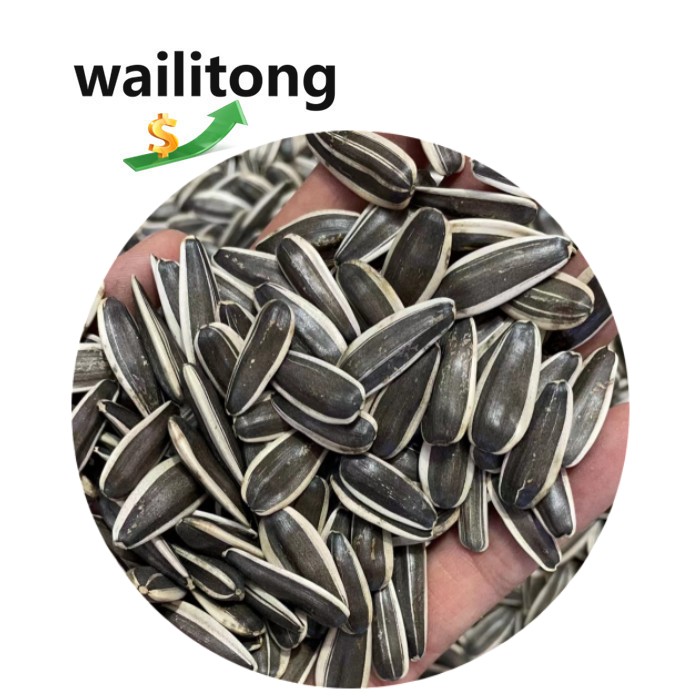Wailitong оптовая продажа 361 601 363 семена необработанного подсолнечника полосатые черные гигантские семена подсолнечника пакет 50 кг семена подсолнечника без ракушки