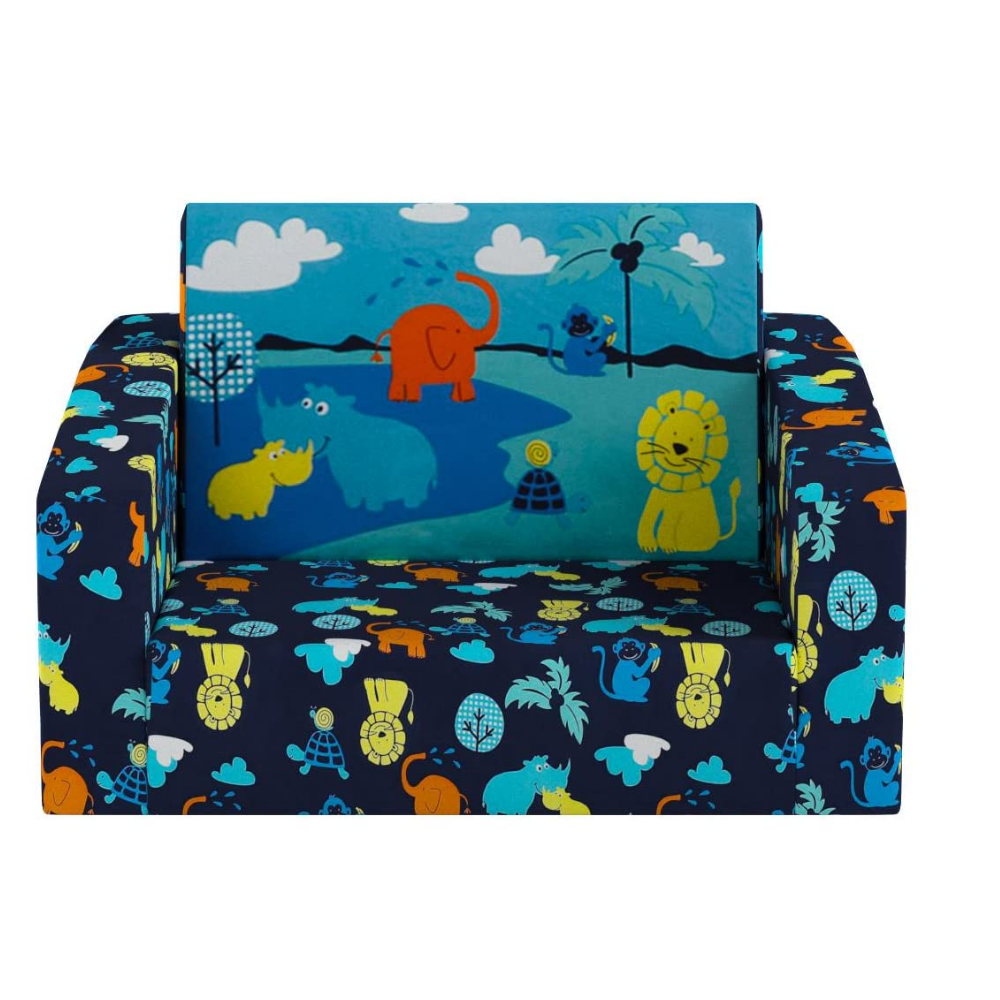 Children's 2-in-1 Flip Open Foam Sofa