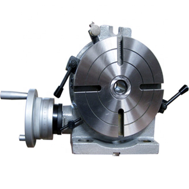 8 inch Hor.&Vert.4th axis tilting motorized welding CNC index Rotary Table milling machine