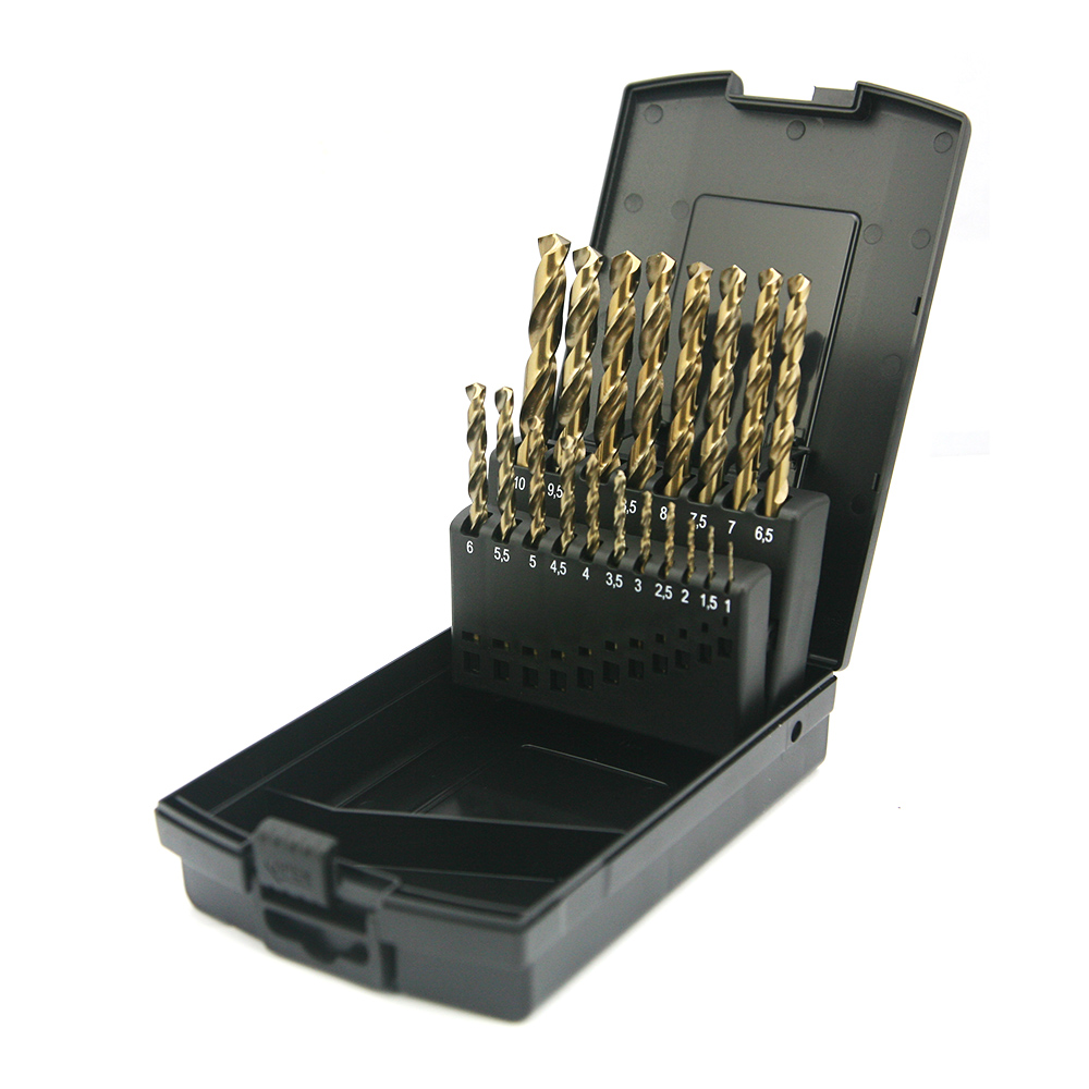 Drill Bit Set HSS-E Cobalt DIN338 M35 Split Point High Quality Twist Drill Bits Set Metal Drilling