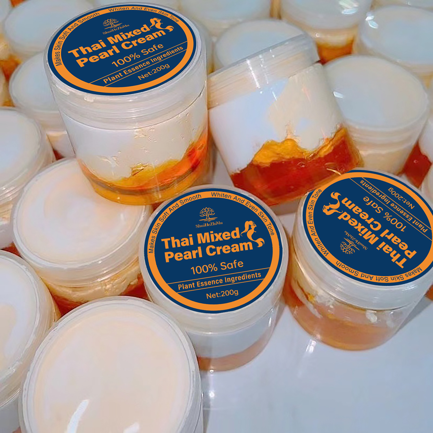 Whitening Cream Thai Mixed Pearl Cream Fast Lightening Whitening Face Beauty Day and Night Bulk Creams