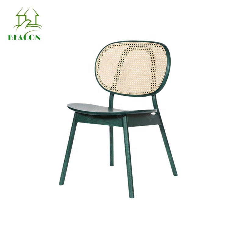 Best selling modern American livingroom solid wood inported wicker rattan chair