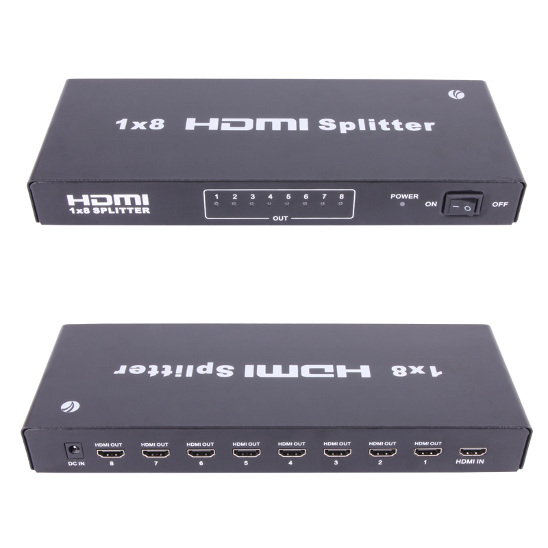 HDMI 4K 1x8 HDMI сплиттер 1 в 8 Выход 1080P HD сплиттер HDMI переключатель для аудио видео по заводской цене