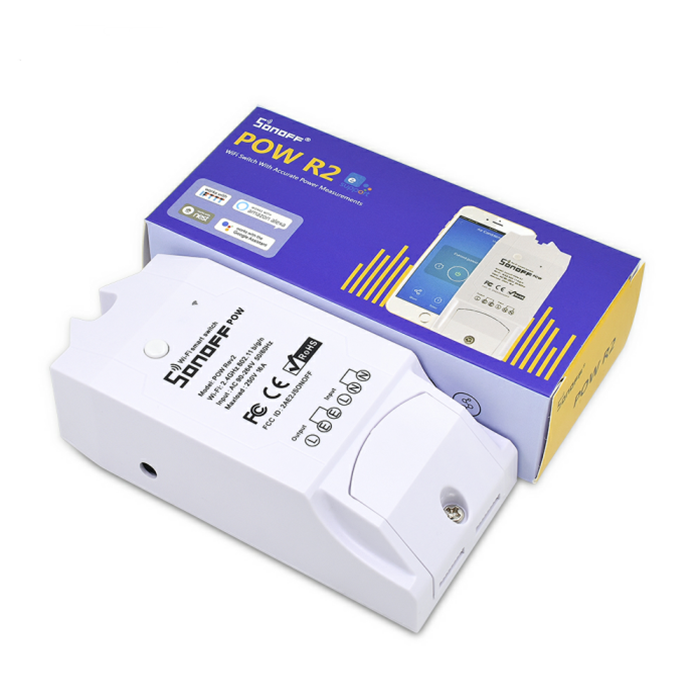 Смарт-выключатель Sonoff Pow R2 16 А, 3500 Вт, Wi-Fi, работает с Alexa Google Home