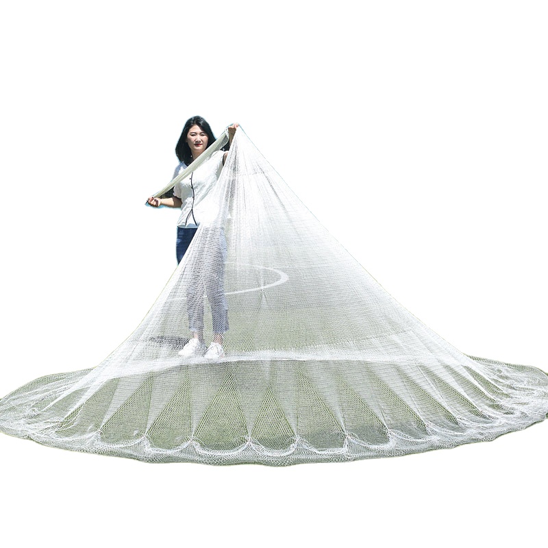 Factory traditional hand cast net nylon thread drop fishing net hand cast net fish net one drop shipp