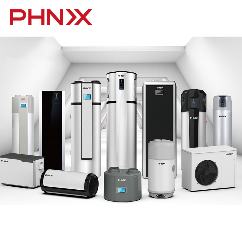 Бренд PHNIX, Wi-Fi R134a, бытовой источник воздуха, горячая вода, все в одном, тепловой насос, водонагреватель