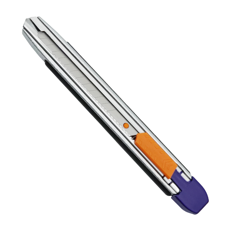 9mm Utility knife Hot-selling Office Cutter Metal Branded Box Cutter