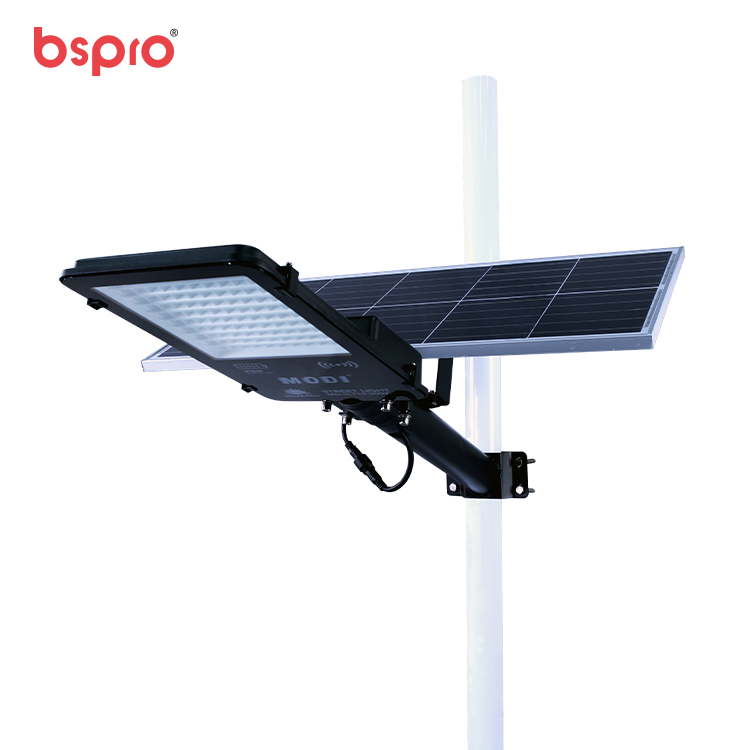 Умный уличный светильник на солнечной батарее BSPRO высокой яркости IP65, уличный светильник с дистанционным освещением и схемой 300 Вт, проектная установка 120