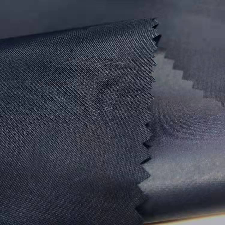 190T Waterproof recycled Polyester Taffeta PVC Coated With For Raincoat eco friendly vinyl fabric