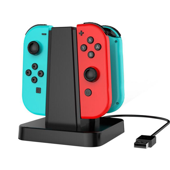 Новейшая зарядная док-станция Nintendo Switch 4 Joy-con для контроллера Nintendo Switch