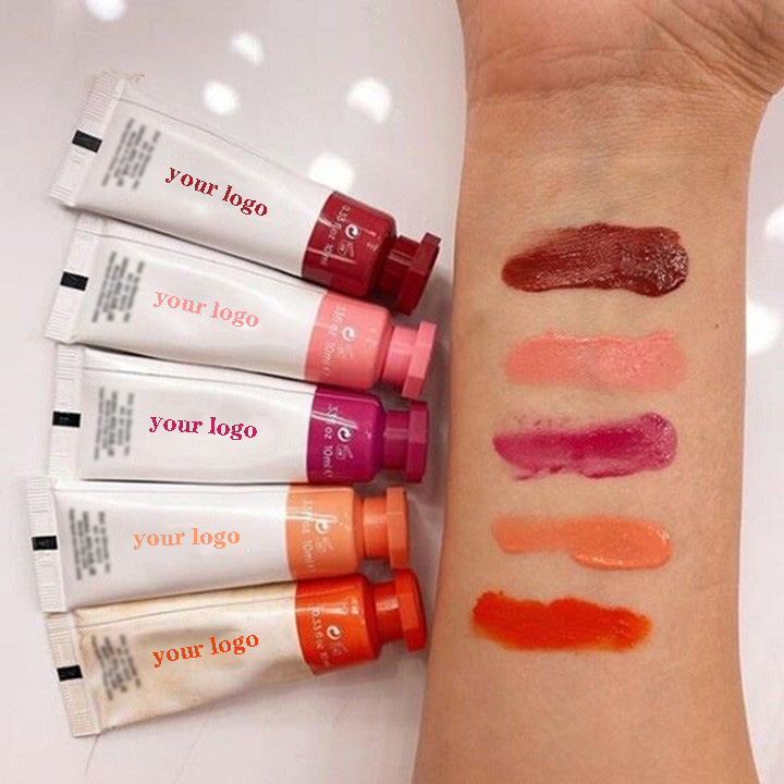 2021 Custom Long-lasting 6 color liquid blush Moisturizing Long Lasting lip and cheek tint blusher