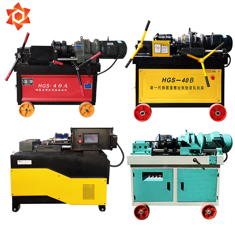 Mini superior precision blank diameter thread rolling machine for bolt rebar Thread Rolling