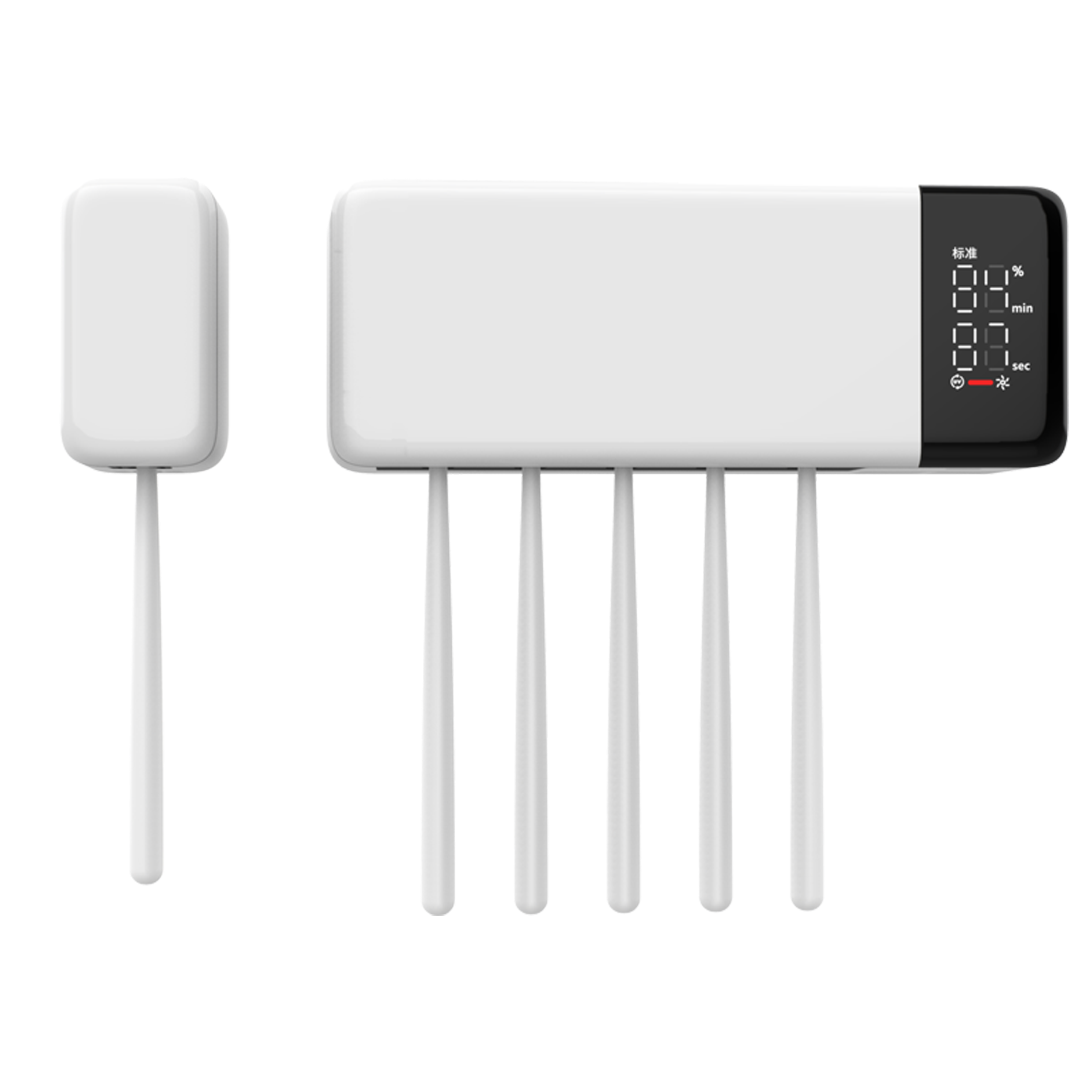 Настенный Портативный Usb Мини УФ зубная щетка стерилизатор и сушилка УФ стерилизатор с вентилятором светодиодная подсветка