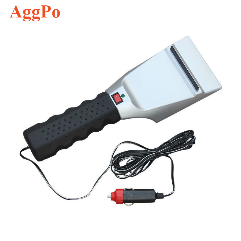 Car Window Electronics Ice Scraper 12V Vehicle Heating Ice Removal Shovel Electric Windshield Snow Ice Brush Shovel Tool