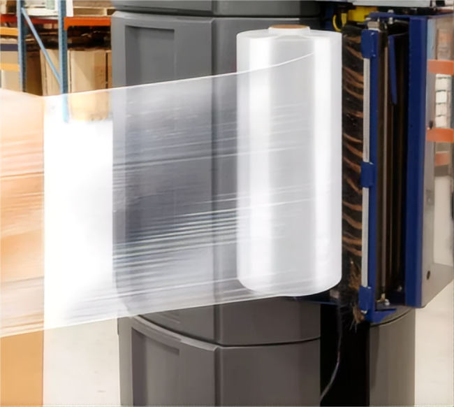 In Stock Plastic Packing Wrap Machine Pe Manufacturer Golden Supplier Roll Stretch Film