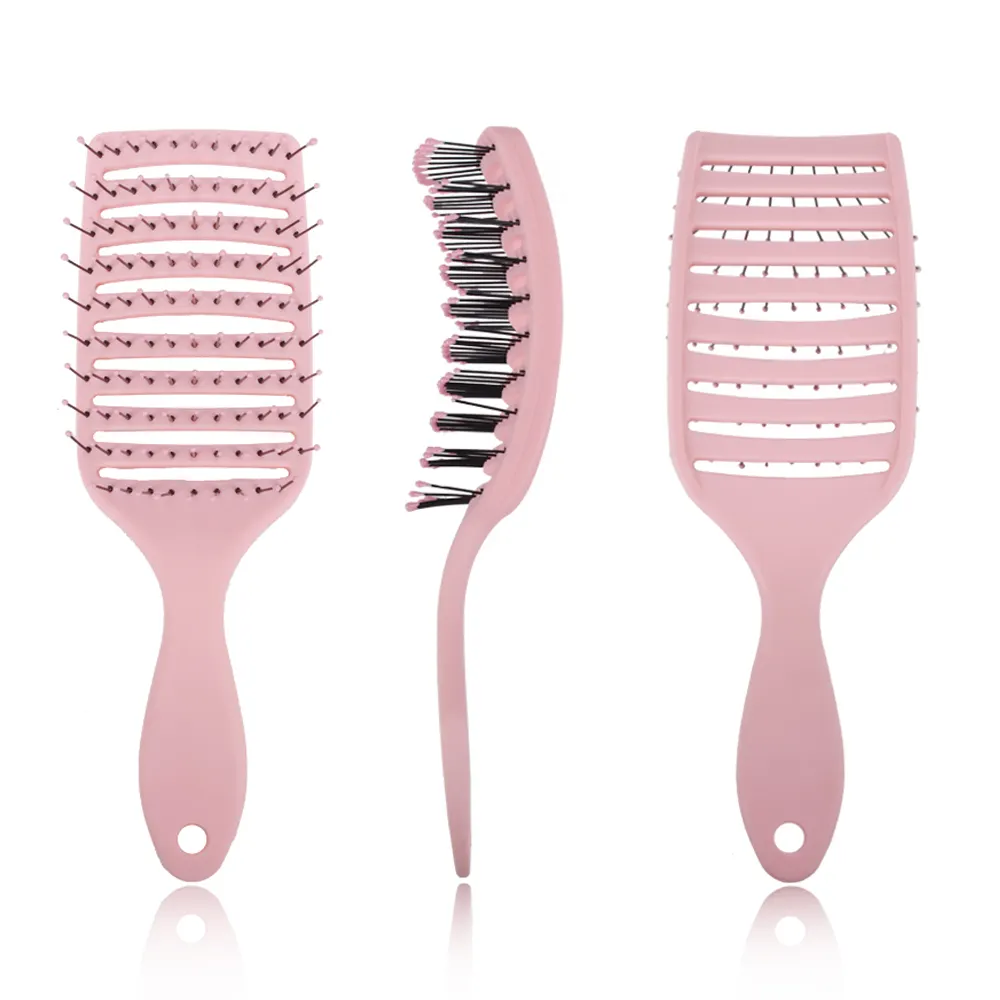 Hot Sale Magic Small Kids Wet Detangle Extension Hairbrush Salon Equipment Mini Egg Shape Detangling Hair Brushing