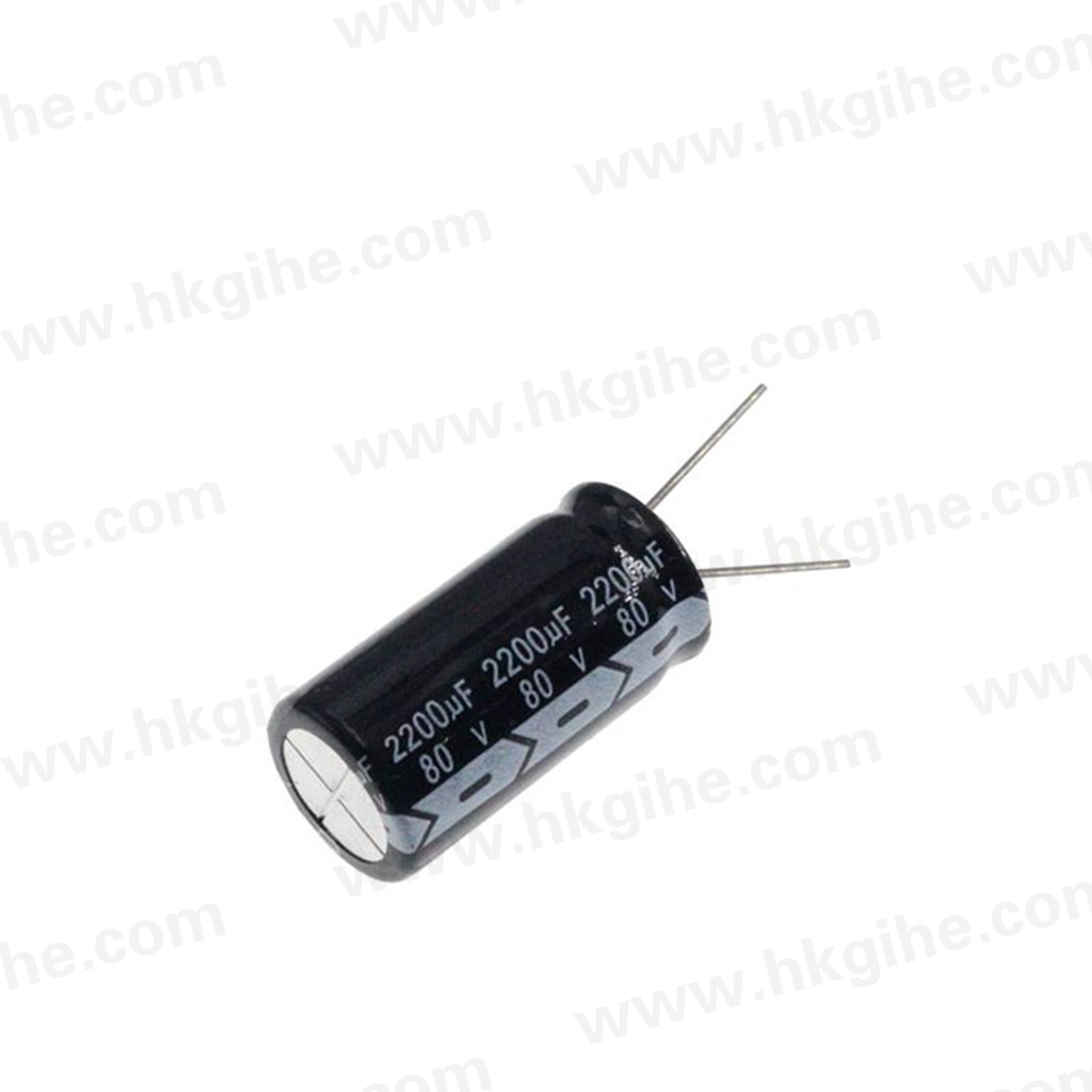 Электролитический конденсатор, 80 в, 2200 мкФ, 2200UF80V, Размер 18*35 мм