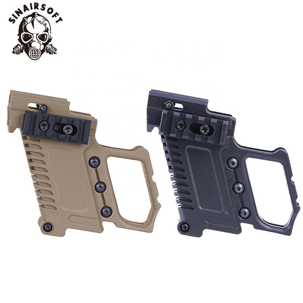 ABS пистолет Карабин Комплект журнал армейские комплект для мы/Marui G17/18/19 GBB серии совместимы с ТМ и мы G17 G18 G19 G26 и настраиваемым потоком воздуха, клон kayfun