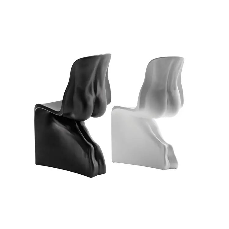 Современные стулья из стекловолокна, кресло-бабочка для тела человека, глянцевая готовая версия, мебель из ФАП, производство RUYA factory