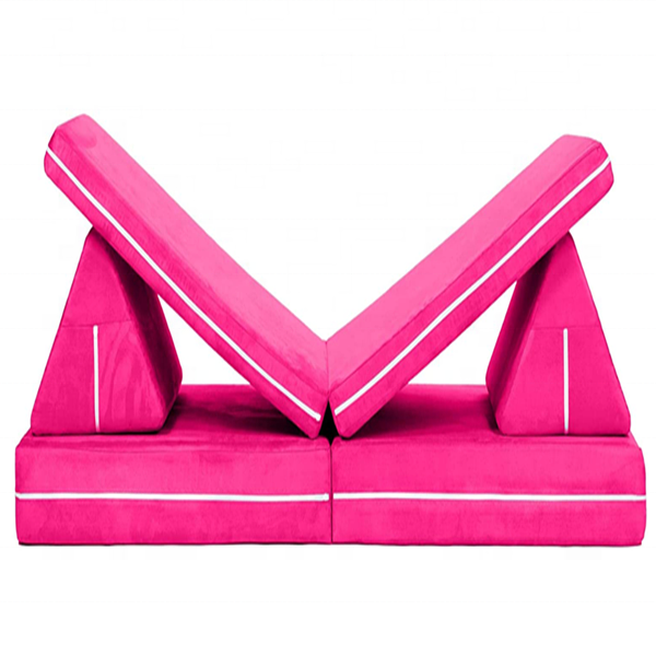 Miniature Foam Sectional Modern Couch Pillows Living Room Play Kids Couch