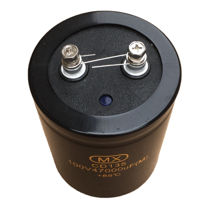 63V 100000uF Aluminum Electrolytic Capacitor,Screw Terminal Capacitor 63V 100000MFD