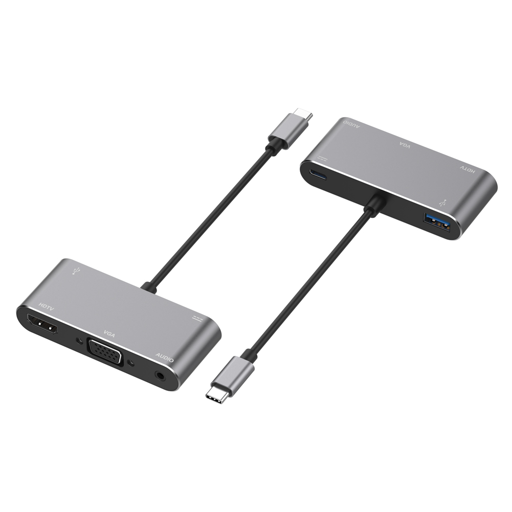 6 в одном type-C usb кард-ридер концентратор usb разветвитель для ноутбука с зарядным устройством