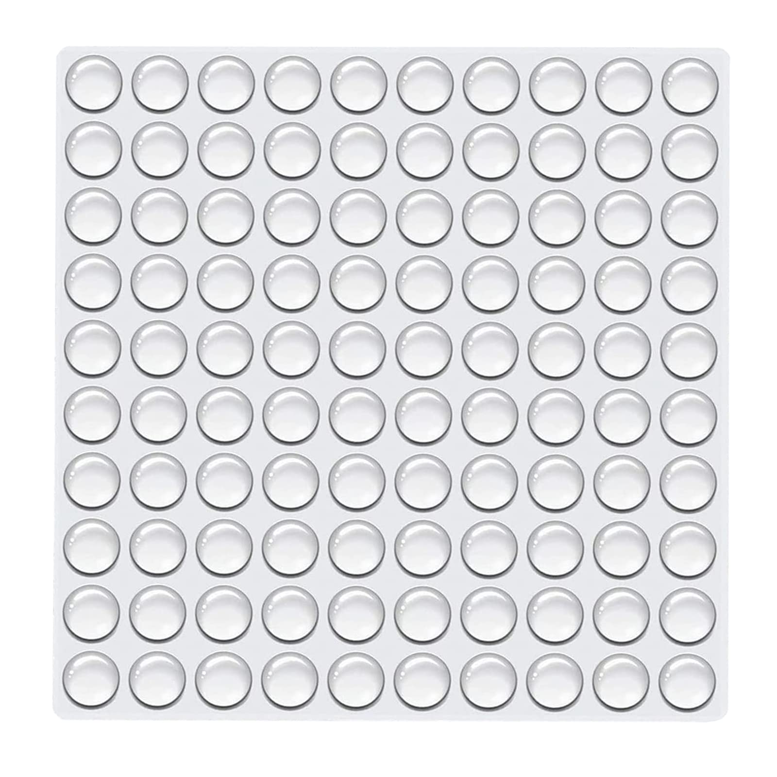 Reusable Clear Rubber Pads Soft Clear Table Bumpers Pads Self Adhesive Silicone Rubber Bumpers for Dining Rooms