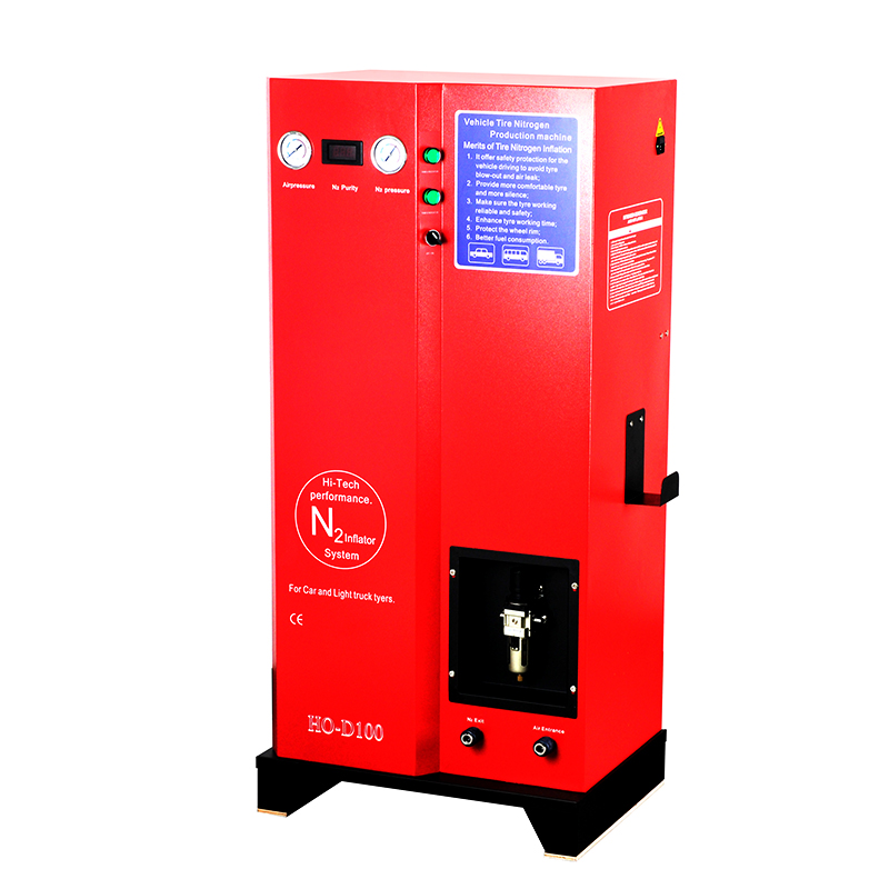 HO-D100 96% Nitrogen purity Car tire nitrogen machine/nitrogen tyre inflator