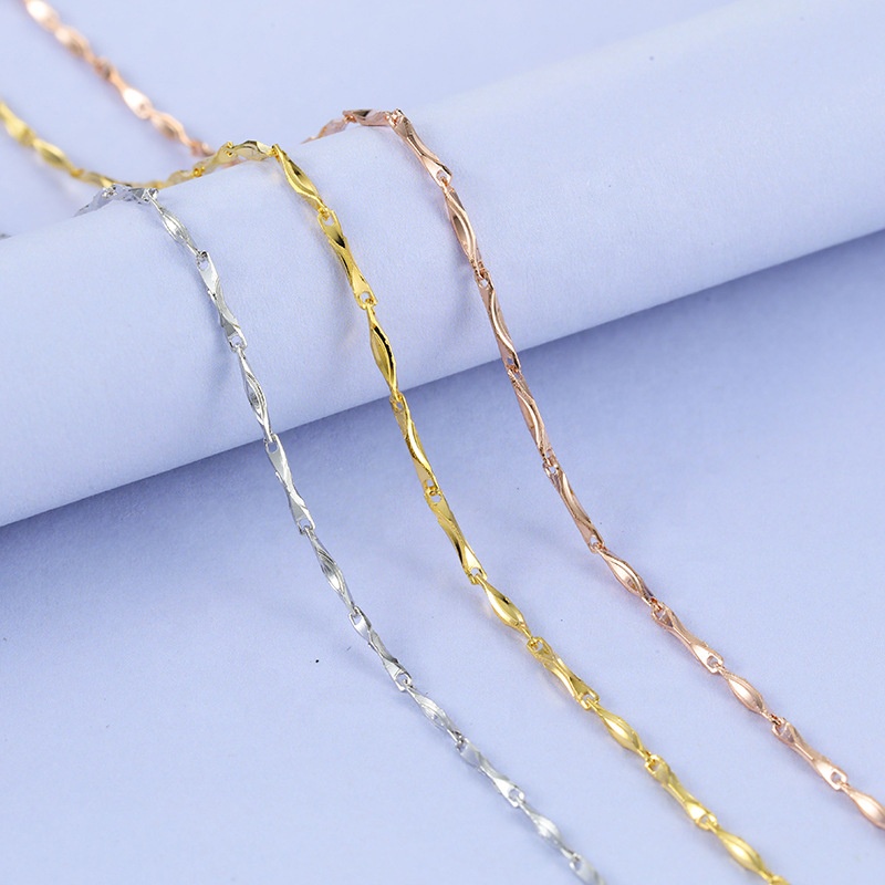 latest style beautiful and fashion 925 Sterling Silver men and women heavy duty chain saw silver ingot chain necklace in stock
