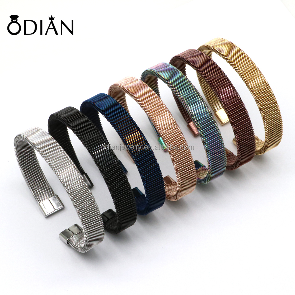 Odian Jewelry New Fashion Geometric Rhombus Black Enamel Stainless Steel Ring For Real Gold Plated Women Jewelry