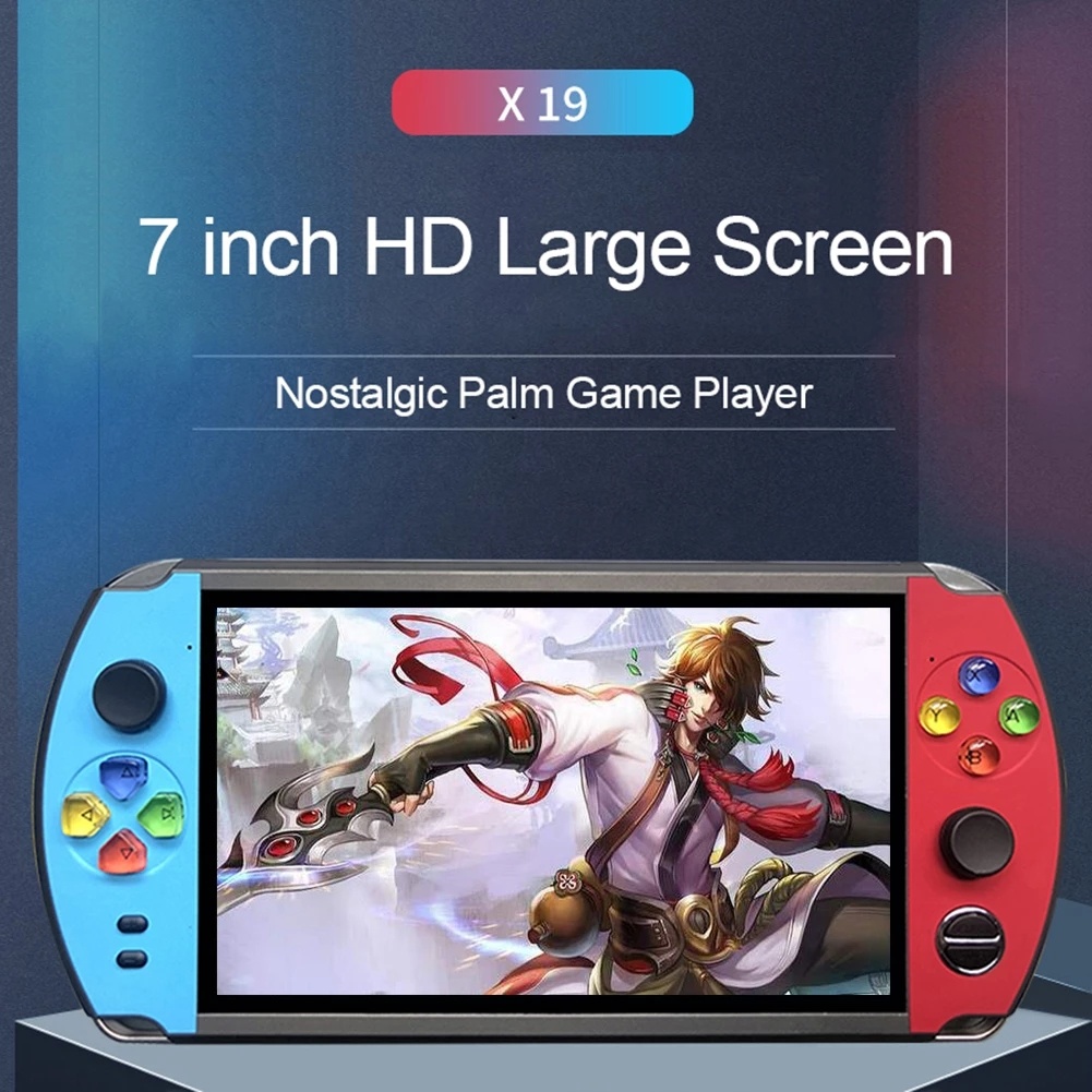 Горячая Распродажа X19 портативная игровая приставка 7 дюймов чехол для телефона в виде ретро-игровой консоли двойной игроков Аркада игровой консоли