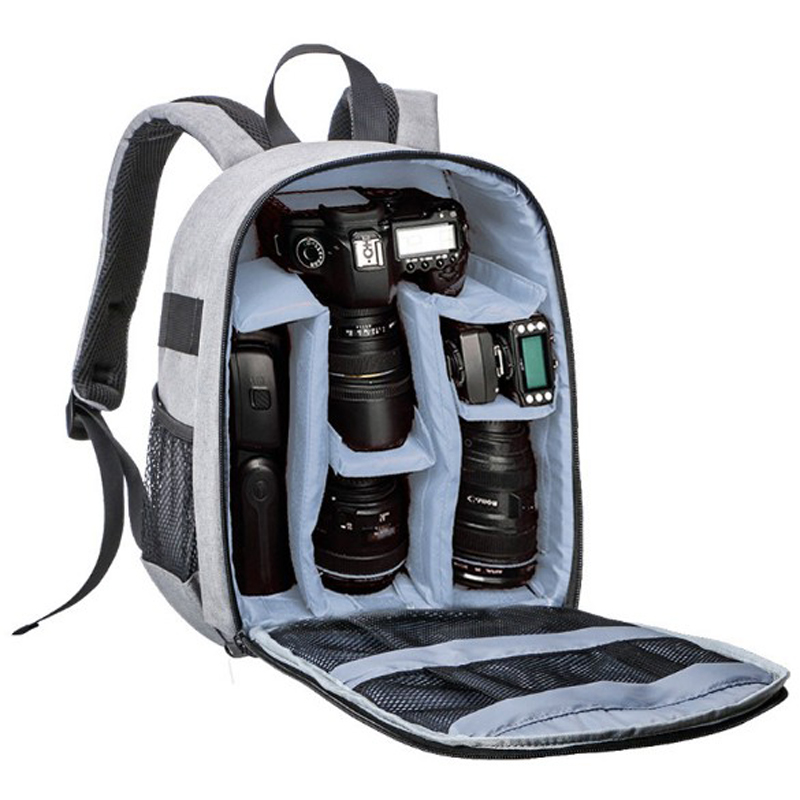 Рюкзак DSLR с зарядным разъемом для наушников, сумка для цифровой видеокамеры, водонепроницаемый рюкзак для путешествий