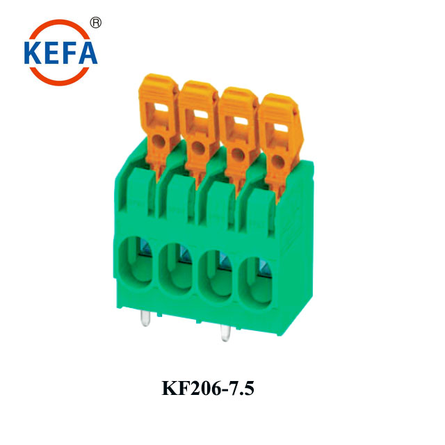 Блок с прижинным зажимом от "Weidmuller KF206-7.5