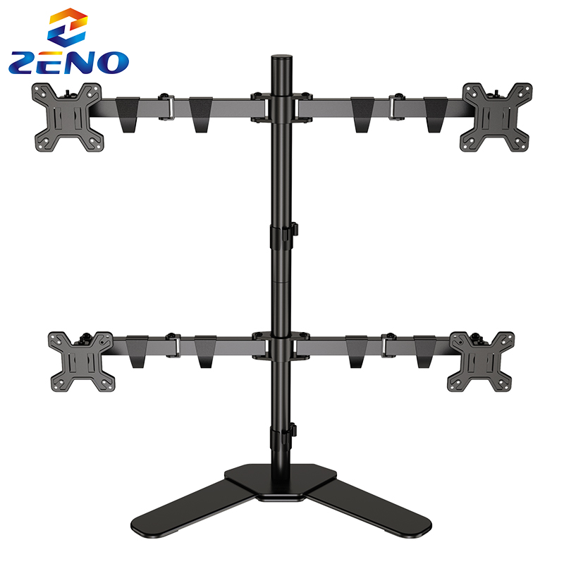 LED/LCD Monitor Mount Stand 4 monitor desk Laptop mount arm For 13~27" Stand Monitors