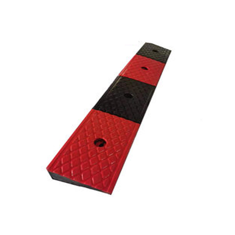 Easy-To-Install Black Flexible Street Rubber Vehicle Curb Ramp
