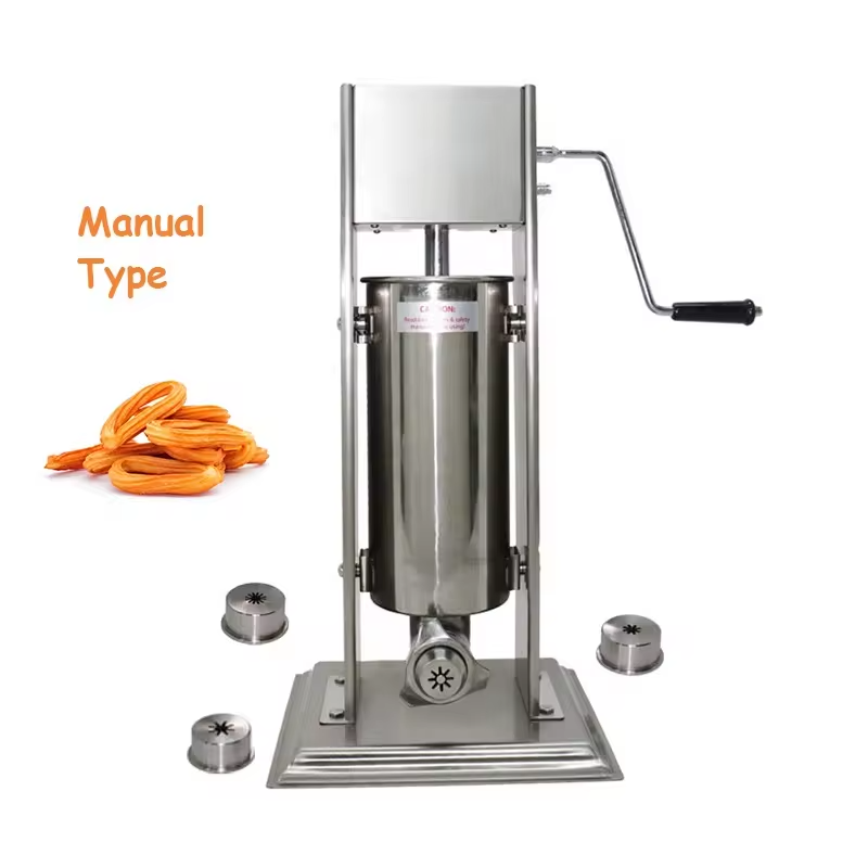 New 5L Spanish Churros Maker Machine on Sale! Easy to Operate Fluffy Churros Flour Home Use Restaurant Snacks! Used Condition