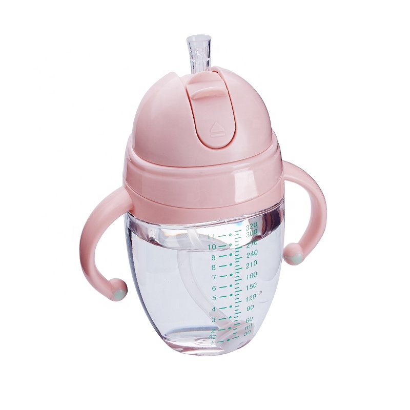 Factory Price Wholesale Plastic Patent Unisex Mixer Milk Bottle OEM Anti Break 401ml 500l cute baby bottle Customizeable